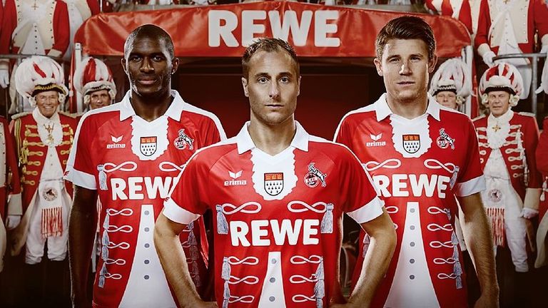 Beim Karneval sollen böse Geister vertrieben - und nicht beschwört werden. So zumindest wirkt das Kölner Karnevals-Trikot von 2015. Quelle: 1. FC Köln