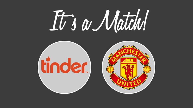 Das Logo von Tinder wird aller Voraussicht nach kommende Saison den linken Trikotärmel von Manchester United zieren. 