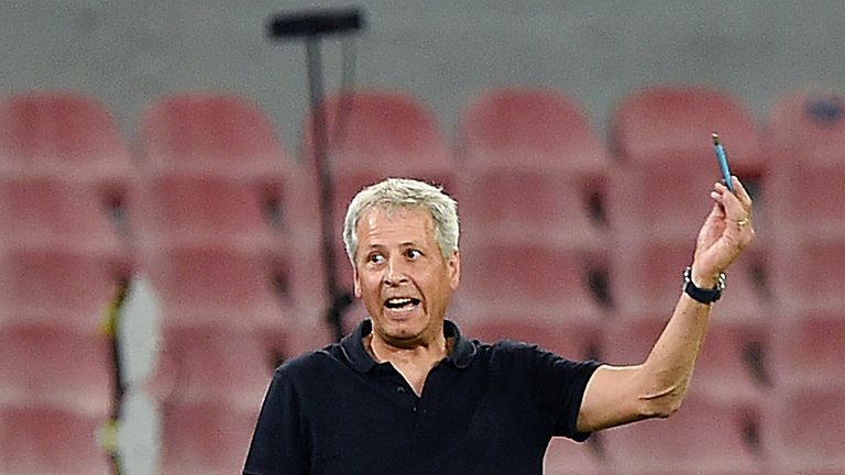 Lucien Favre steht mit Nizza vor dem Aus in der CL-Quali.