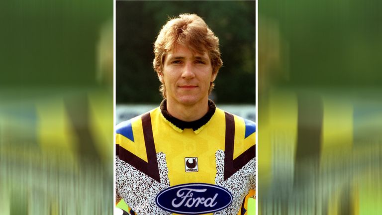 Bodo Illgner: Weltmeister 1990 und zweifacher Champions-League-Sieger. Dieses Dress à la laufende Taktiktafel von 1995/96 zählt zu einem der Tiefpunkte.