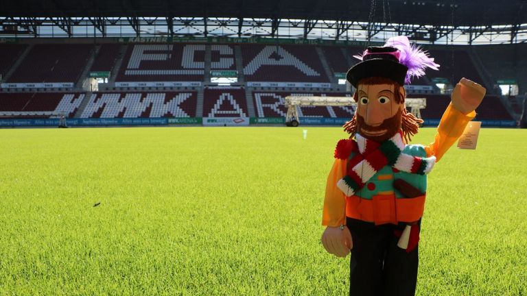 Räuber Hotzenplotz ist neue FCA-Marionette. (Bildquelle: FC Augsburg)