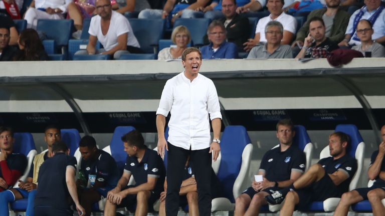 Julian Nagelsmann ist mit dem Spiel seiner Hoffenheimer nicht ganz zufrieden. 