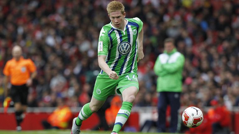 Platz 2: Kevin De Bruyne (75 Millionen Euro) wechselte 2015 vom VfL Wolfsburg zu Manchester City.