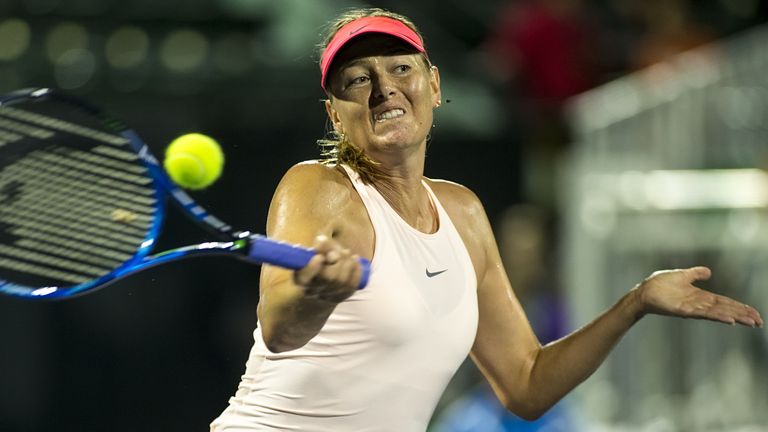 Eine Handverletzung zwingt Maria Sharapova zur Pause.