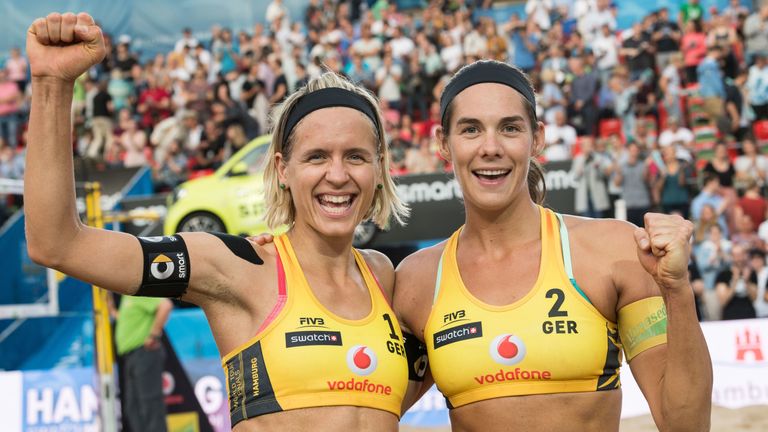 Laura Ludwig und Kira Walkenhorst gewinnen auch das Welttour-Finale in Hamburg.