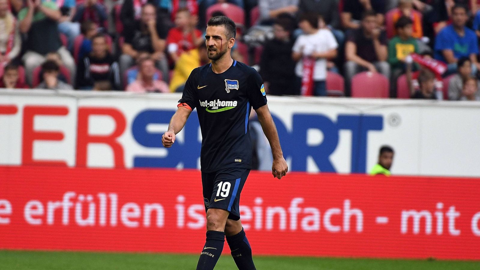 Vedad Ibisevic Beklagt Sich Wegen Roter Karte Bei Schiedsrichter Tobias ...