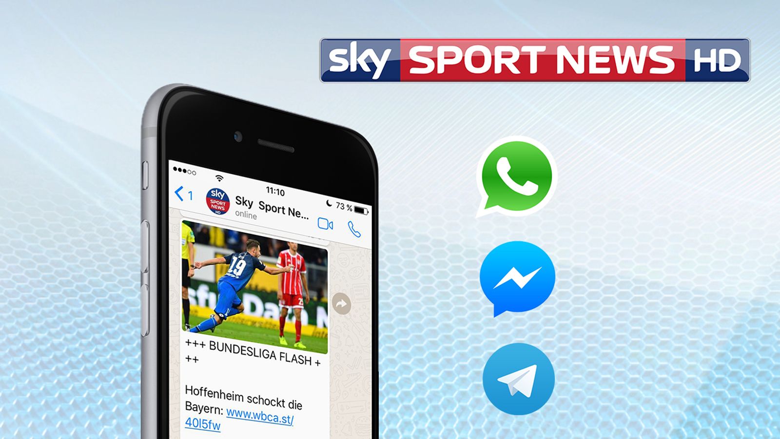 Hol dir unseren Messenger-Service! News Sky Sport