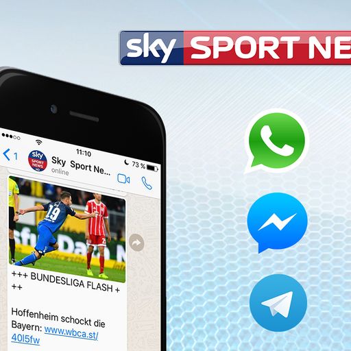 Hol dir den SkySport-Whatsapp-Service aufs Handy!