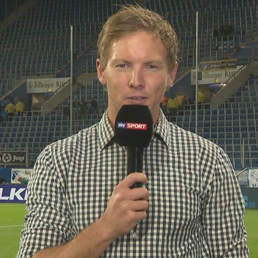 Nagelsmann bedankt sich beim Balljungen