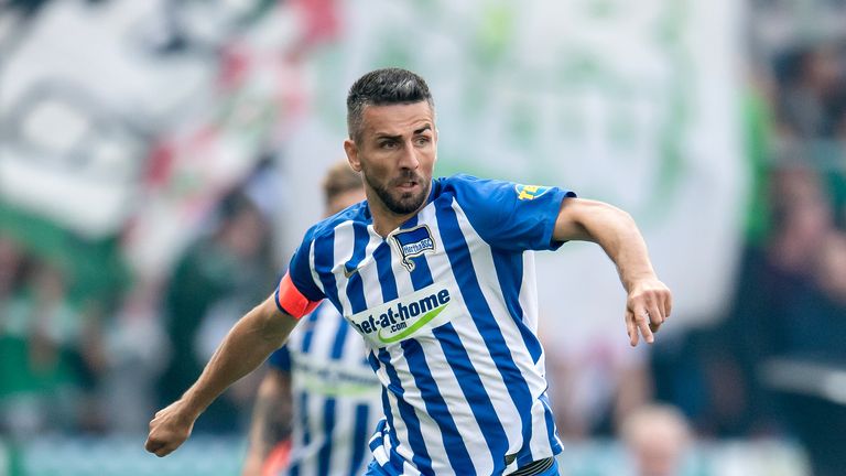 Will mit seiner Elf in der Europa League vorlegen: Hertha-Kapitän Vedad Ibisevic.