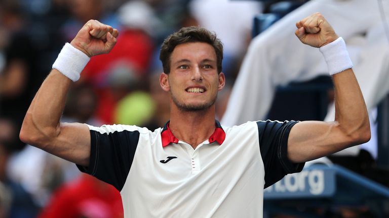 Pablo Carreno Busta gewinnt im Viertelfinale gegen Diego Schwartzman.