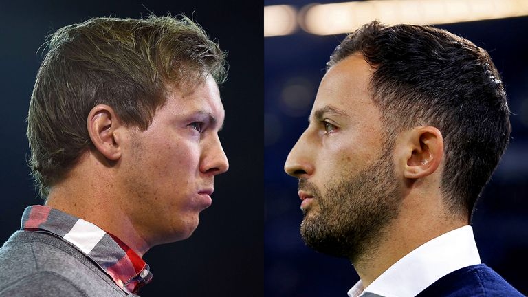 Julian Nagelsmann und Domenico Tedesco treffen erstmals aufeinander.
