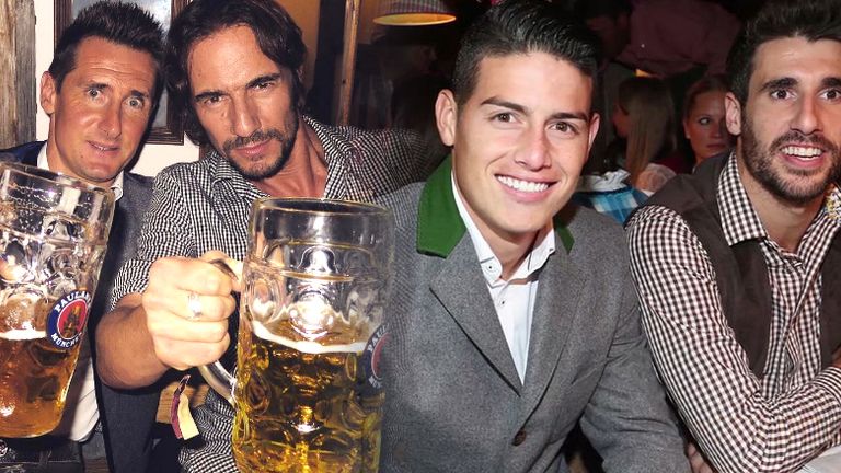 Promi-Alarm auf der Wiesn: Wir zeigen euch, welche Sport-Stars dem Oktoberfest bereits einen Besuch abgestattet haben.