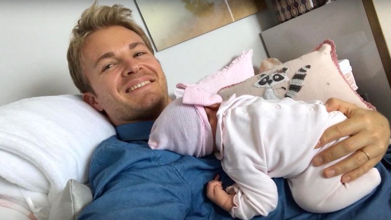 Nico Rosberg wurde zum zweiten Mal Vater. Quelle: twitter.com/nico_rosberg