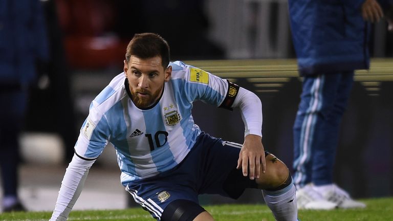 Auch Lionel Messi kann die Argentinier nicht zum Sieg führen.