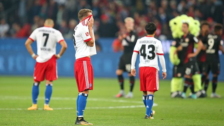 Die aktuelle Pleiten-Serie lässt die HSV-Spieler verzweifeln.