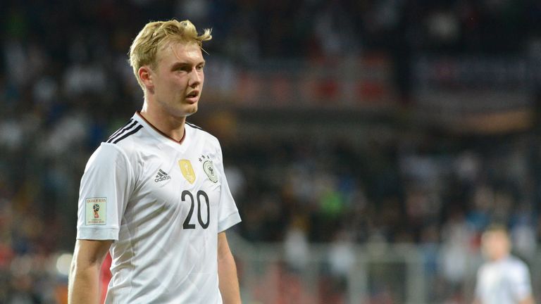 2014 - U18: Julian Brandt: Aus der Jugend des VfL Wolfsburg wechselte Brandt 2014 zu Bayer Leverkusen und absolvierte dort bereits über 130 Bundesligaspiele. Bei der Werkself gehört zu den Stammkräften.