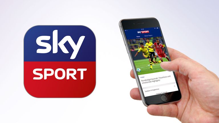Noch näher dran sein am Sport - mit der Sky Sport App.