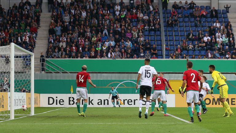 Johannes Eggstein erzielte den 700. Treffer der deutschen U21-Historie.
