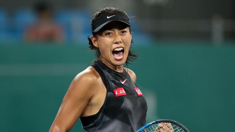 Freut sich über ihren zweiten Titel auf der Tour: Zhang Shuai. 