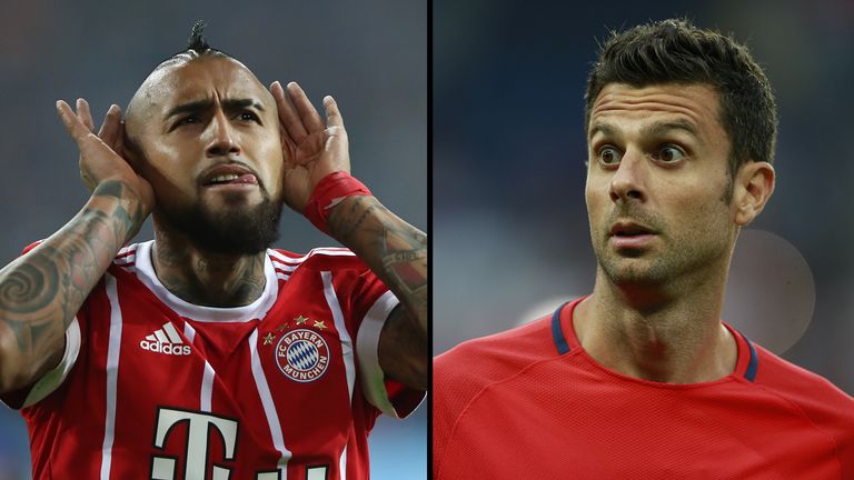 Defensives Mittelfels: Arturo Vidal - Thiago Motta
