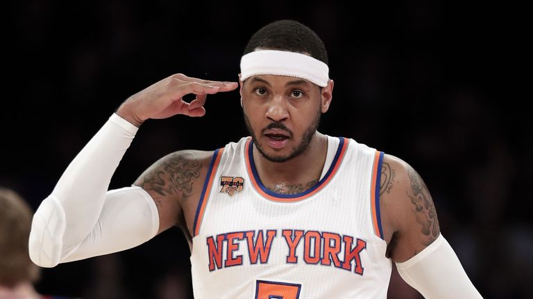 Carmelo Anthony verlässt die New York Knicks und wird nach Oklahoma getraded. 