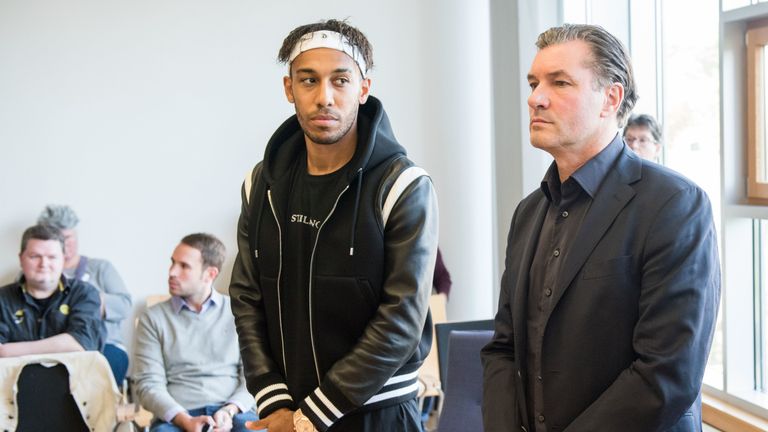 Pierre-Emerick Aubameyang und Michael Zorc siegen vor Gericht.