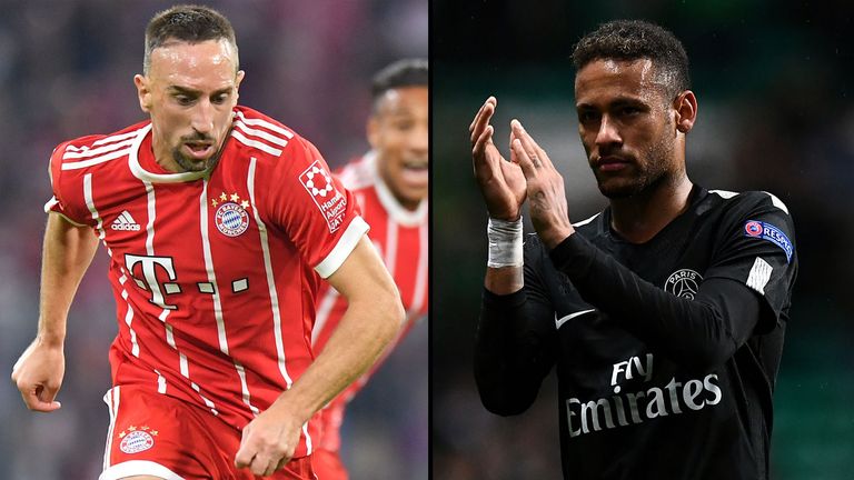 Franck Ribery vs. Neymar: 