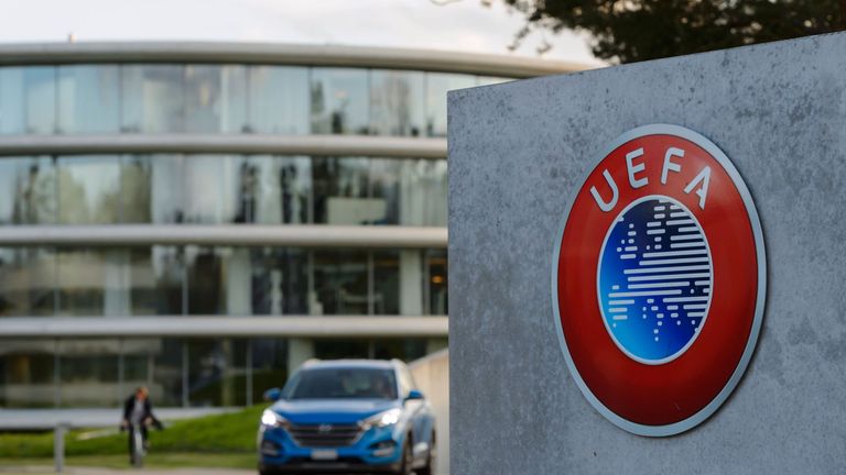 UEFA headquarters in Nyon.