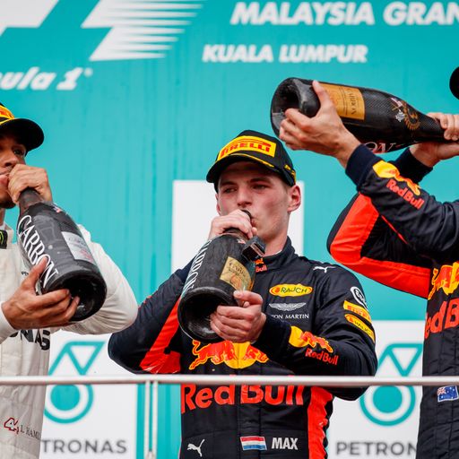 Verstappen jubelt - Vettel mit Aufholjagd