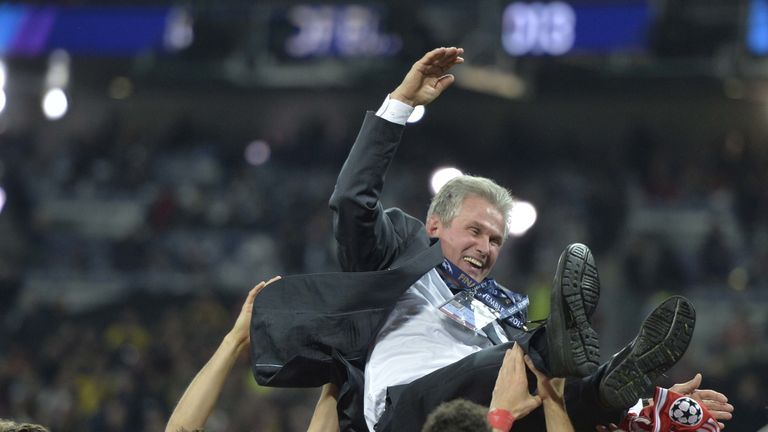 Heynckes 2013 beim Champions-League-Sieg in London.