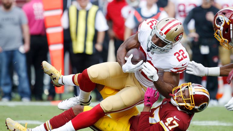 Die San Francisco 49ers verlieren gegen die Washington Redskins auch ihr sechstes Saisonspiel.