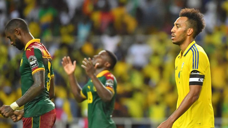 BVB-Star Pierre-Emerick Aubameyang verliert mit Gabun gegen Marokko 0:3.