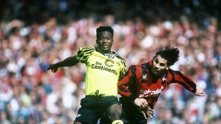 Platz 6: Ibrahim Tanko/Borussia Dortmund - Tor: 17 Jahre, 8 Monate und 7 Tage.