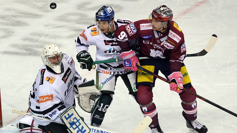 Die Eisbären Berlin setzen sich gegen die Augsburger Panther durch.