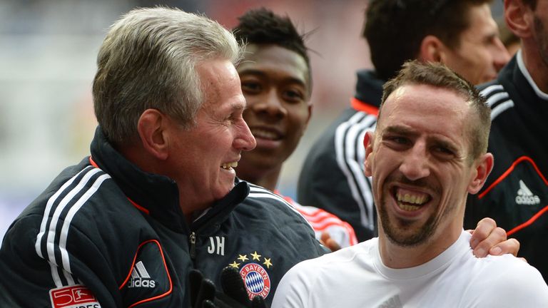 Franck Ribery ist glücklich über die Rückkehr von Jupp Heynckes. 