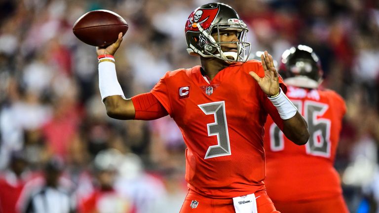 Kurz vor Schluss gescheitert: Jameis Winston, Quarterback, Tampa.