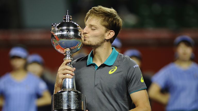 David Goffin besiegt im Finale von Tokio den Franzosen Adrian Mannarino mit 6:3, 7:5.