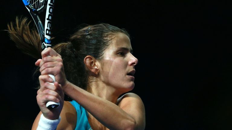 Julia Görges bekommt es zunächst mit Magdalena Rybarikova aus der Slowakei zu tun.