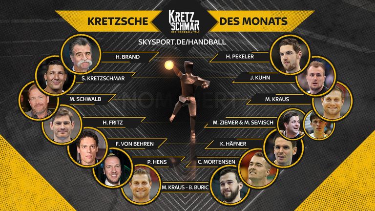 Sky sucht den Handball-Spieler des Monats September. Wer ist dein Favorit?