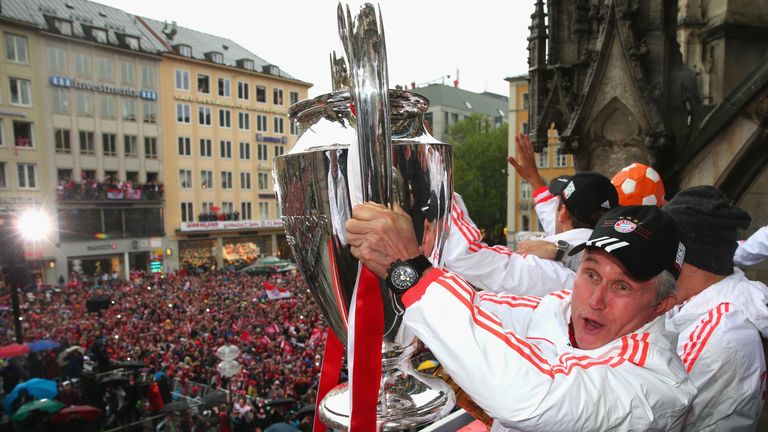 Jupp Heynckes gewann bei seiner letzten Amtszeit in München den Champions-League-Pokal.