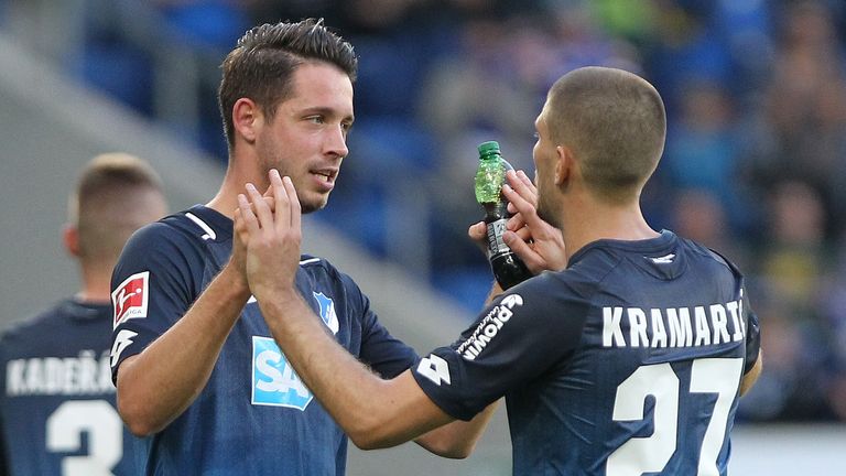 1899 Hoffenheim muss in Istanbul auf Torjäger Mark Uth (l.) verzichten.