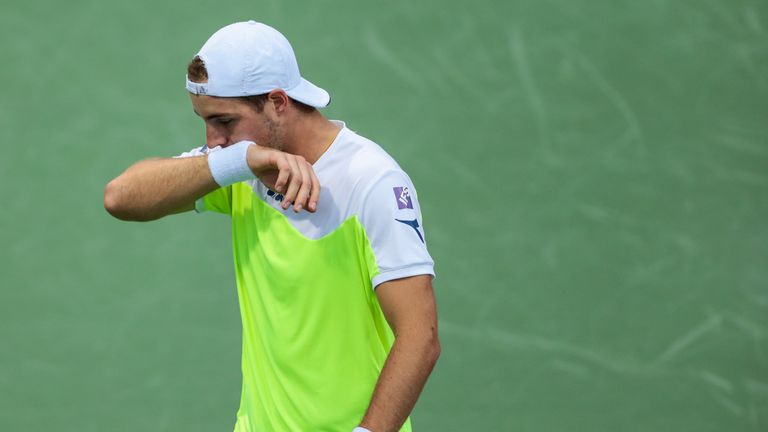 Für Jan-Lennard Struff ist es die zwölfte Erstrunden-Niederlage in diesem Jahr.