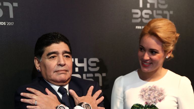 Diego Maradona darf bei der Gala natürlich nicht fehlen.