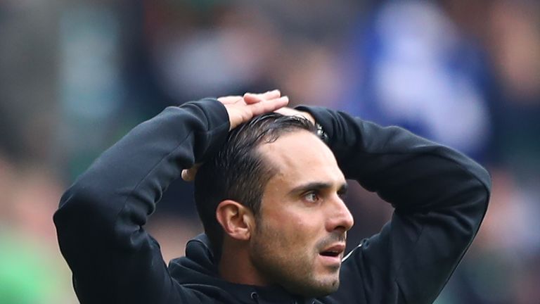 Alexander Nouri muss am Freitag punkten, sonst könnte es das für den Werder-Coach gewesen sein.