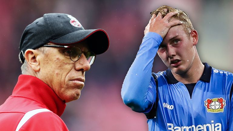Nach den heftigen Aussagen von Leverkusens Julian Brandt nimmt FC-Coach Peter Stöger auf der PK Stellung.