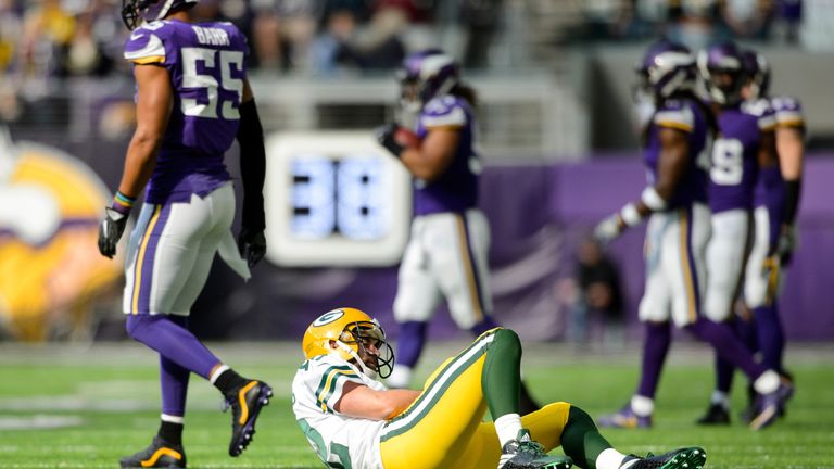 Aaron Rodgers gewann zweimal den Titel des MVP, droht diese Saison aber auszufallen.