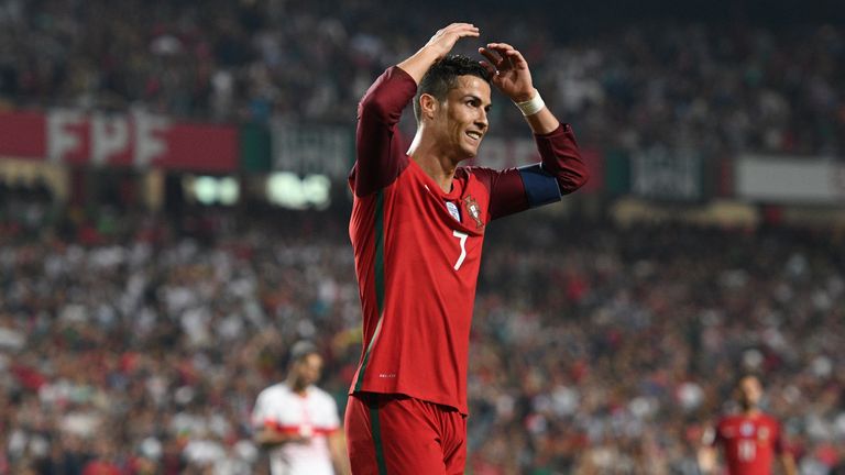 Dieses Mal ist er nicht die Nummer eins: Superstar Cristiano Ronaldo erzielte für Europameister Portugal 15 Tore in der WM-Qualifikation.