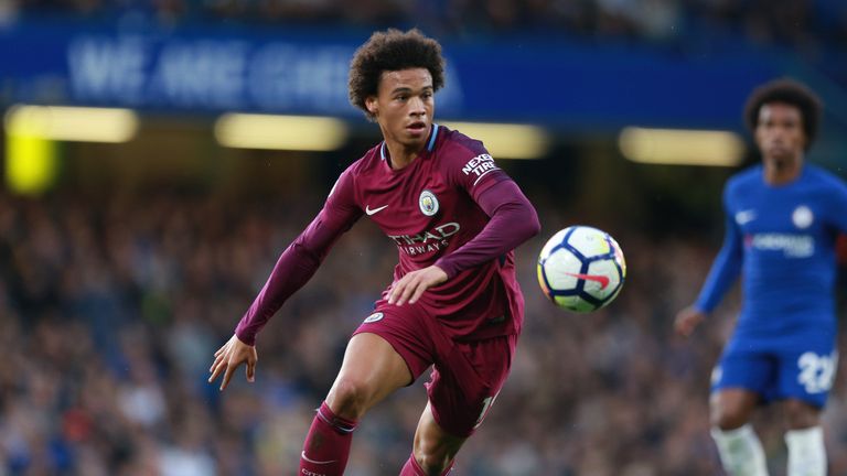 Rennt in der Premier League allen davon: Flügelflitzer Leroy Sane von ManCity.