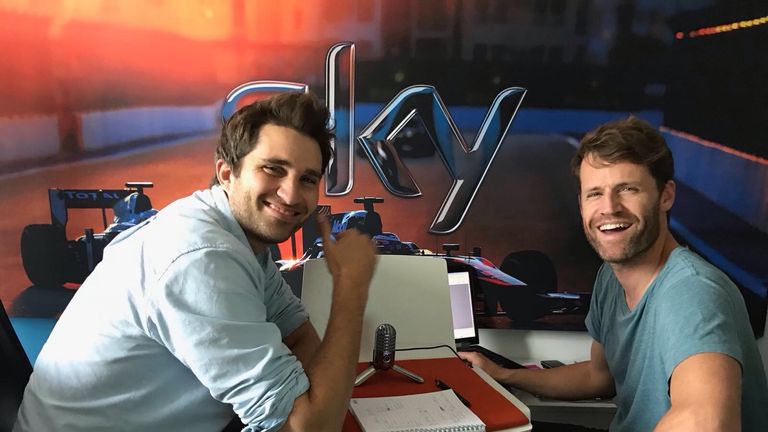 Die Sky Tennis-Experten Paul Häuser (l.) und Moritz Lang präsentieren den neuen Sky Tennis Podcast. 